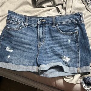 Old Navy Distressed Blue Jean Shorts